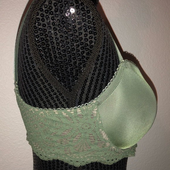 VICTORIA SECRET Dream Angels Olive Green Bra - Picture 1 of 6